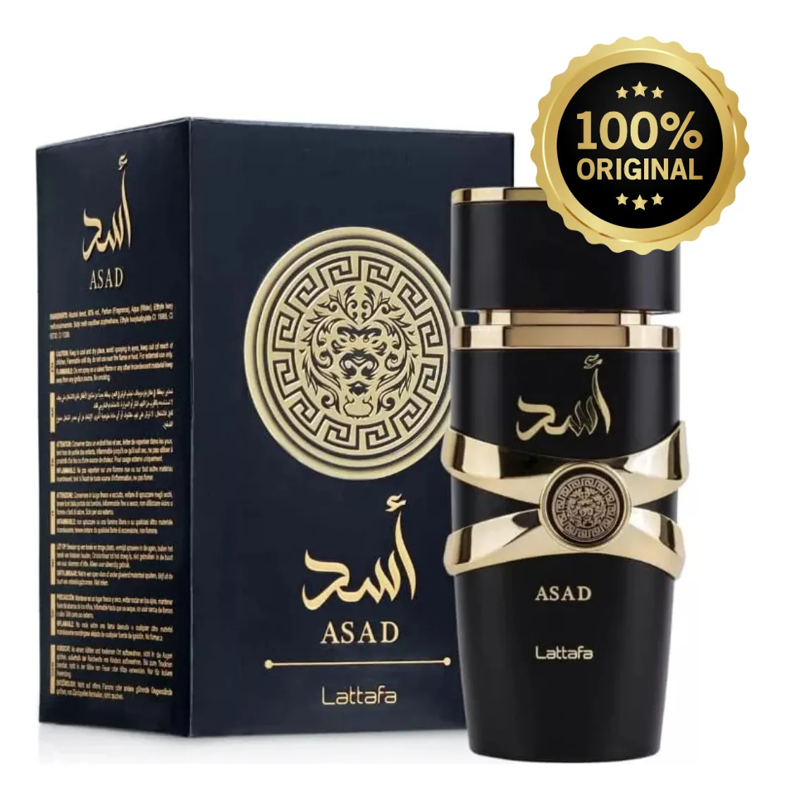 Perfume Lattafa Asad 100ml Eau De Parfum Árabe