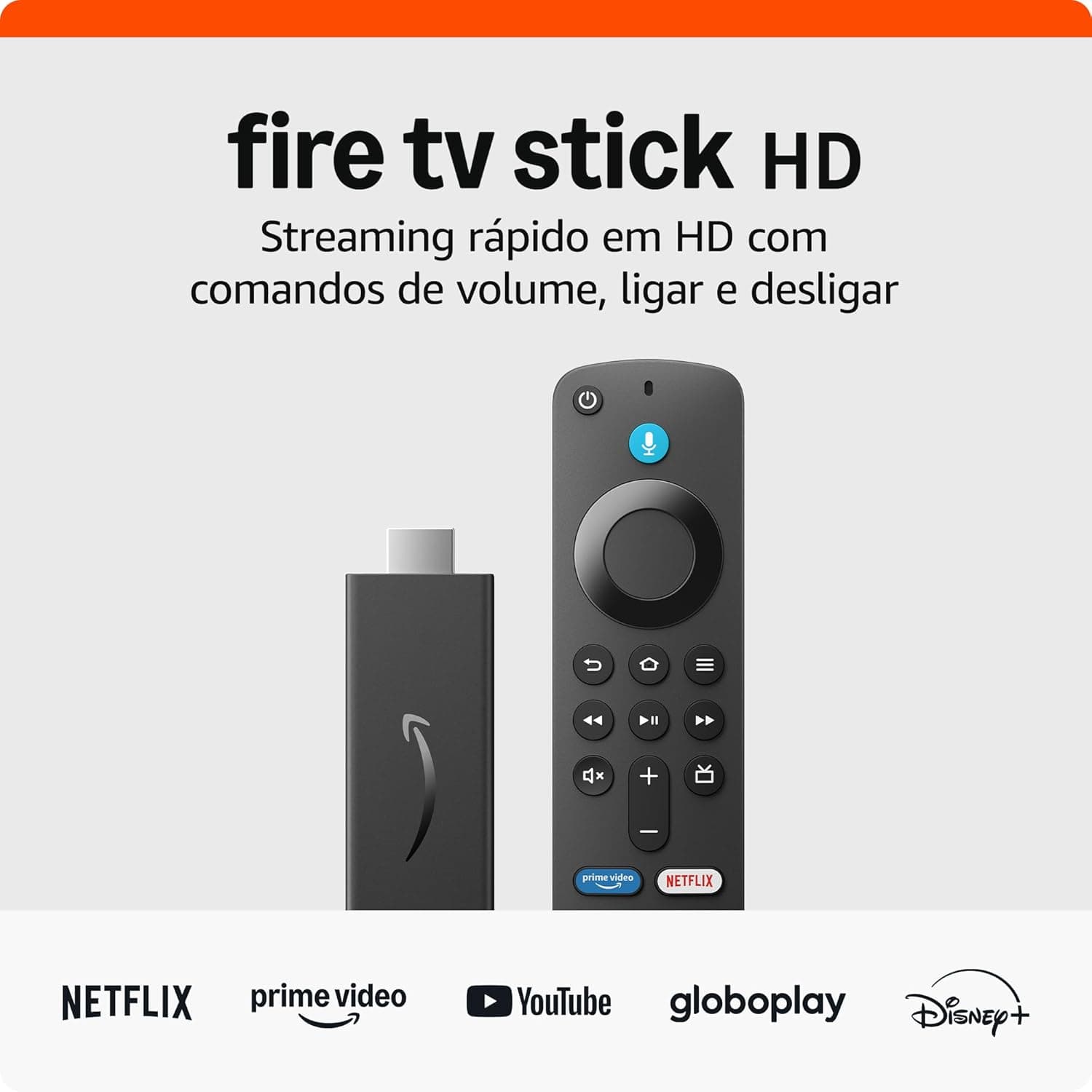 Fire TV Stick FullHD (Geração mais recente)